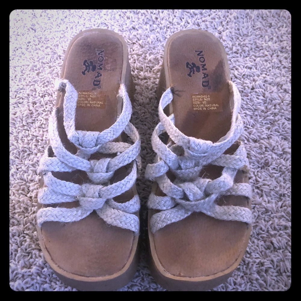 Wedge sandals